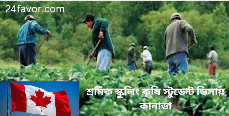 শ্রমিক স্কুলিং কৃষি স্টুডেন্ট ভিসায় কানাডা