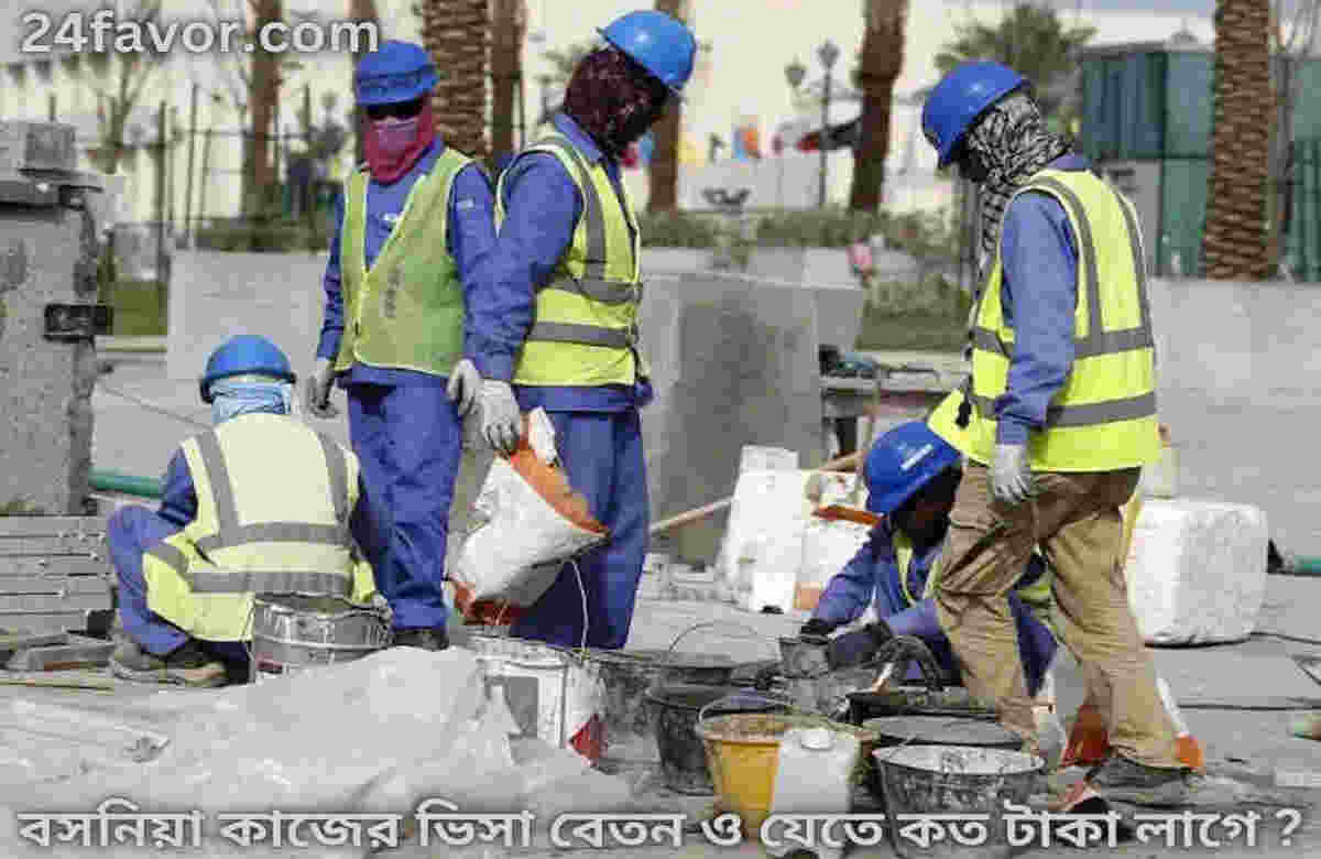 বসনিয়া কাজের ভিসা বেতন ও যেতে কত টাকা লাগে ?